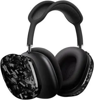 MONOCARBON Real Carbon Fiber Case for Airpods Max(2024 & 2020),Military Grade Protective Hard Cover for Apple Airpods Max Headphone from Daily Scratch,High-End Luxury Essential Accessories