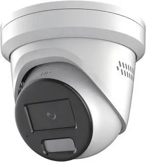 DS-2CD2347G2-LSU/SL 2.8mm Hik 4MP Color-VU IP Camera, PoE Network Camera with Strobe Light and Audible Warning, 24/7 Colorful Image, Human/Vehicle Detection, 2-Way Audio, Compatible with Hik NVR