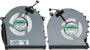 Replacement CPU+GPU Cooling Fan for HP OMEN 17-CB 17-CB0030NR 17-CB0070NR 17T-CB0000 RTX2060 DC 12V L57367-001 L62864-001 MG75091V1-1C010-S9A MG75091V1-1C020-S9A