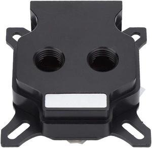 Yoidesu GPU Water Block Water Cooling Cooler Base,Computer GPU Universal Water Cooler Cooling Block Radiator with 3mm Copper Base(Black)