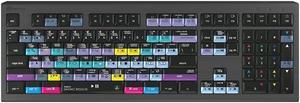 Logickeyboard Backlit 'Astra2' Designed for Editing in Blackmagic's Davinci Resolve on Mac * p/n LKB-RESB-A2M-US