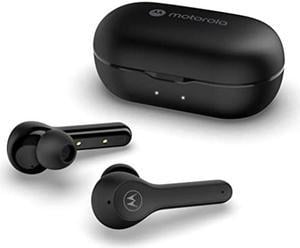 Motorola Sound Moto Buds 085 True Wireless Bluetooth Earbuds with Microphone, Charging Case - IPX5 Water Resistant Sweatproof Wireless Earbuds, Smart Touch-Control, Deep Bass Ear Buds - Black