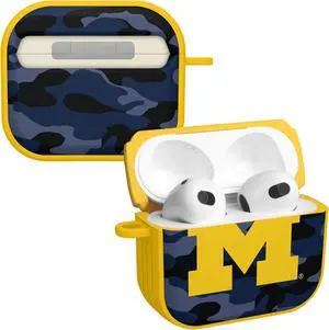 AFFINITY BANDS Michigan Wolverines Camo HDX Case Cover Compatible with Apple AirPods Generation 3