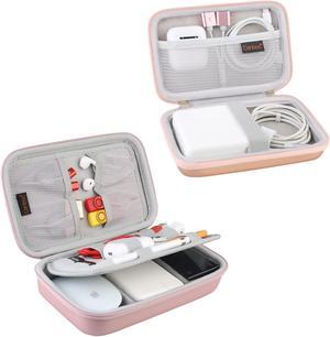 Canboc MacBook Air Pro Charger, MagSafe/MagSafe 2 Power Adapter Case Bundle with Canboc Hard Electronic Organizer Travel Case for Charger, Cord, Flash Drive, Apple Pencil, Power Bank