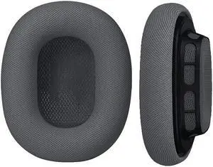 Replacement Earpads Ear Pads Protein Net Cloth Ear Cushion Compatible with Apple AirPods Max Headphones (Space Gray)