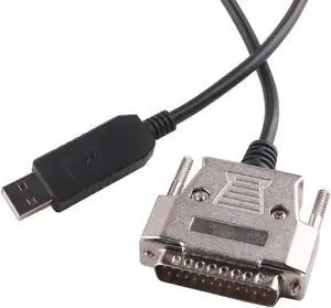LZDICITARU USB to DB25 RS232 Serial Adapter Converter Cable Null Modem FTDI Driver Programming for Sharp X68K X68000 PC Communicate Programming Cable