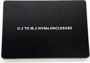 Mustpoint M.2 to U.2 Adapter - for M.2 PCIe NVMe SSDs - PCIe M.2 Drive to U.2 (SFF-8639) Host Adapter - M2 SSD Converter (U2M2E125)