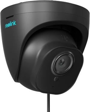 REOLINK Security Camera Outdoor IP PoE Dome Surveillance Camera Smart HumanVehicle Detection Work with Smart Home 100ft 5MP HD IR Night Vision Up to 256GB microSD Card RLC520A Black