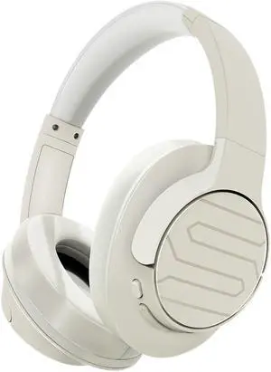 Soul Ultra Wireless 2 - Wireless Over Ear Bluetooth Headphones, Foldable Design with Comfortable Protein Earpads,USB-C Quick Charging, 65 hrs Playtime,Low Latency,Deep Bass,for Travel,Sport,Gym -Beige