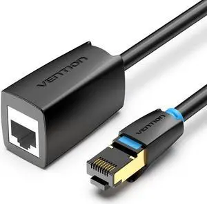 VENTION Cat 8 Ethernet Extension Cable 33FT 40Gbps LAN Cable Extender Cat8 FTP Ethernet Patch Internet Cable Shielded RJ45 Male to Female Connector for Computer PC Laptop Smart TV