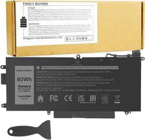 Fancy Buying K5XWW Laptop Battery for Dell Latitude 7389 7390 2-in-1 Latitude 12 5000 5289 2-in-1, fits E5289 L3180 Series P29S001 P29S002 451-BBZC 725KY 71TG4 N18GG 6CYH6 CFX97