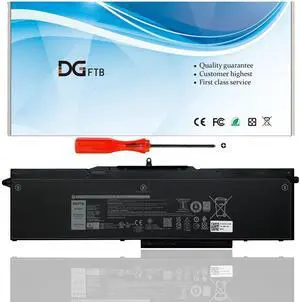 DGFTB New 1FXDH Laptop Battery Compatible for Dell Latitude 15 5501 5511 E5501 E5511 Precision 3541 3551 Series 01WJT0 D191G 0D191G CN-0D191G(11.4V 97Wh/8071mAh/6Cell)