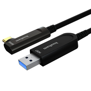 thumbnail image 2 of 50FT USB C To C Fiber Optic Cable - 10Gbps Long Distance Type C Cable For Cameras & VR 2 of 10
