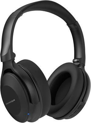 MORMOQUE BH005 Over Ear Headphones,Wireless Bluetooth Head Phones,HiFi Stereo Deep Bass,Foldable and Retractable Built-in Mic Hands Free Calls,for iPhone,Ipad,Laptop,Mobile Phones,Desktop Computer