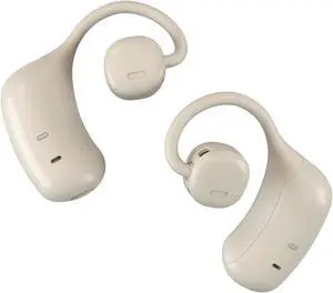 nwm NTT Sonority Wireless Open-Ear Speakers (Earbuds) with PSZ Technology MBE001 White Beige