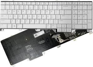 ZAHARA Laptop RGB Keyboard US English with Backlit Replacement for DELL Alienware Area 51M R1 AWAR51M-7350WHT 07FJHC / Alienware 17 R5 062W10 62W10 PK132F11B00 NSK-EYBBC