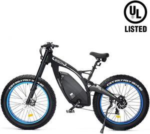 ECOTRIC Powerful Electric Bike 1000W Motor 17.6AH/48V Battery 26" x 4.8" Fat Tire Ebike with Suspension Fork Aluminum Frame Mountain Bike Beach E-Bike Snow Bicycle for Adults