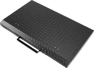 Ecotric Black Outdoor 36 Griddle Grill Hard Cover Lid with Handle Waterproof Aluminum Compatible with Blackstone & More