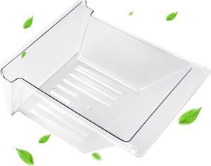 Ecotric 240364503 Crisper Drawer Compatible with Frigidaire Refrigerator Crisper Pan Drawer Freezer Replacement for 240364507 Clear Plastic (PC)