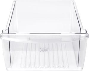 Ecotric 240351061 Crisper Pan Drawer Compatible with Frigidaire Refrigerator Freezer AP4424911 240351005 240351062 Plastic (PC) Replacement Only Clear