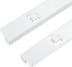 Ecotric 240530601 240530701 Slide Rail Sets Compatible with Frigidaire Refrigerator Track Rail LH & RH ABS Plastic