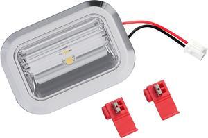 Ecotric W11462342 W11683242 Refrigerator LED Light Module Compatible with Whirlpool Kenmore KitchenAid Refrigerator W11130208 AP6262381 WPW10637153 W10758333 Replacement LED Lamp Clear Lens