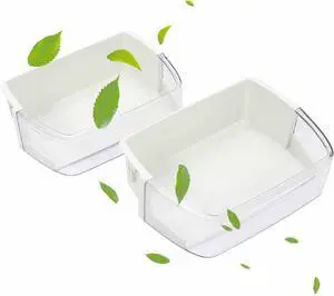 Ecotric AAP73252202 AP5602939 Refrigerator Door Shelf Compatible with LG Kenmore Elite Refrigerator Door Bin AH3637058 PS3637058 AP5602939 AAP73252211 Replacement Only-2 PCS
