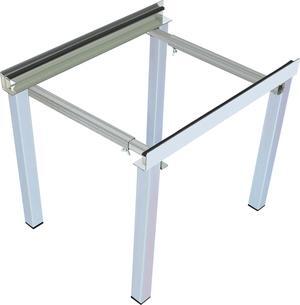 Ecotric  Air Conditioner Bracket, Air Handler/Furnace Stand, Air Handler Stand Heat Pump Base, Steel Gound Stand for Central AC Silvery