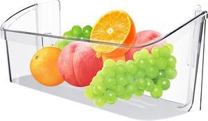 Ecotric  240323002 PS429725 AP2115742 Refrigerator Door Shelf Bin Compatible with Frigidaire Refrigerator Door Bin Shelf Bucket PC Plastic Clear AH429725 Replacement only
