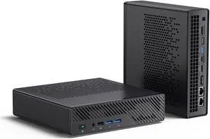 MINISFORUM MS-A1 Mini Workstation AMD Ryzen 7 8700G(8C/16T, up to 5.1GHz) 32GB RAM 1TB SSD Mini PC, HDMI/DP/USB-C Triple Display Mini PC, 2x2.5G LAN Port, 4X PCIe SSD Slot, AMD Radeon 780M Graphics