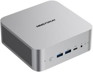MINISFORUM X1-255 Mini PC AMD Ryzen 7 255(8C/16T) 32GB DDR5 1TB SSD Desktop Computer, HDMI2.1|DP2.0|2xUSB4 Video Output, 1x Oculink Port, 2.5G RJ45 Port/WiFi7/BT5.4, AMD Radeon Graphics Micro PC