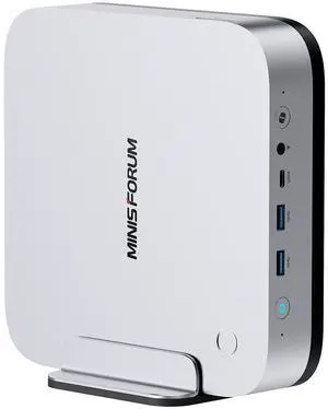 MINISFORUM AI X1 Pro-370 Mini PC AMD Ryzen AI 9 HX 370(12C/24T) 96GB DDR5 2TB SSD Desktop Computer, HDMI|DP|2xUSB4 Output, 2xRJ45 Port, WiFi7, BT5.4, AMD Radeon 890M Graphics, Copilot Support AI PC