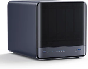 MINISFORUM NAS N5 Air AMD Ryzen 5 7640HS(8/16T) Mini PC, 2X SODIMM DDR5 Slot, 64GB SSD(MinisCloud OS), 5xHDD Slot, 5GbE+10GbE LAN Port Network Attached Storage MINISFORUM NAS N5 Air AMD Ryzen 5 7640HS(8/16T) Mini PC, 2X SODIMM DDR5 Slot, 64GB SSD(MinisCloud OS), 5xHDD Slot, 5GbE+10GbE LAN Port Network Attached Storage