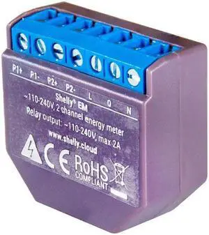 Shelly EM. Smart Energy Meter with Contactor control