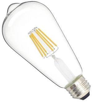 Edison Bulb LED Light Vintage Style Lighting Filament Lamp E26 Warm white 1PCS
