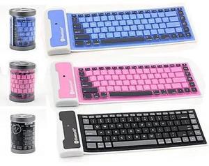 Type Out Of A Box With Flexible Silicone Bluetooth Keyboard