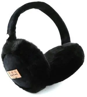 Fuzzy Wuzzy Bluetooth Headphones Black
