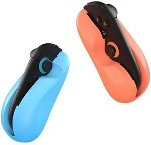 GAMFAMI Gaming Controller Mouse Adapter for Switch 2, Ergonomic Design, Place-and-Play (2-Pack) (Orange Blue A)