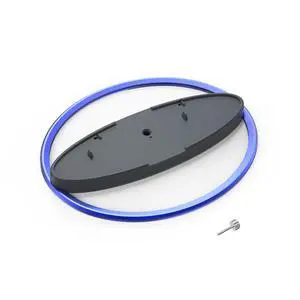 GAMFAMI Vertical Stand Compatible with PlayStation 5/PS5 Slim/PS5 Pro Consoles - PS5 Base Accessories (Blue)