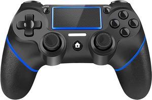 Wireless Controller Gamepad for PS4/PS4 Slim/PS4 pro/PC with USB Charge Cable with Dual Vibration, Clickable Touchpad, Audio Function, Light Bar and Anti-Slip [playstation_4]