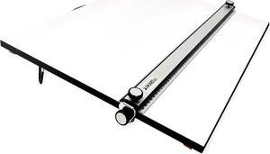 PROARTek Drafting PK00018 Model PXB36 Portable Drafting Drawing Board 24" x 36"; PXB Series; Adjustable Aluminum Parallel Straightedge; Carry Handle; Architecture Tool for Students and Professionals