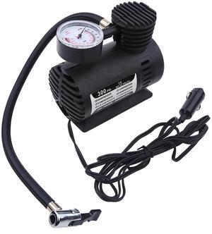 Portable Infaltor Pump, Air Compressor for Bicycles, Car, Motorcycle, Inflatable Boats, Mini Air Compressor Electric Tire Infaltor Pump 12 V Car 300 PSI