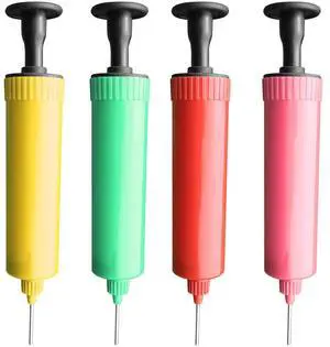 4Pcs Ball Compact Portable Air Pump for Soccer Sports Balls Volleyball Random Color