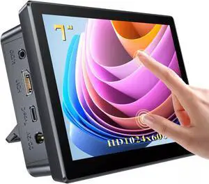 NEWSOUL 7" Touchscreen Monitor 1024×600  IPS LCD HDMI Monitor for Raspberry Pi Windows