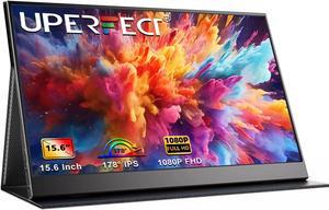 UPERFECT 15.6" 1200:1 Mini Ultra Slim HDR Portable Monitor IPS 2K FHD 2*USB C HDMI