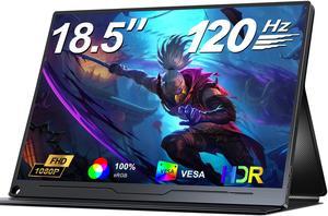 UPERFECT 18.5" 120HZ Portable Gaming Monitor 1080P FHD Large Monitor For PS Game Xbox One