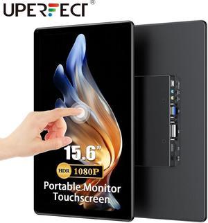 Touchscreen Portable Monitor 15.6'' HDR 1080P IPS Raspberry Pi VESA HDMI VGA DVI