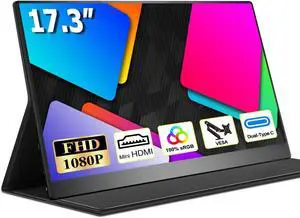 UPERFECT 17.3" Type C Screen Portable Monitor 1920x1080 USB C Gaming Monitor UPERFECT 17.3" Type C Screen Portable Monitor 1920x1080 USB C Gaming Monitor