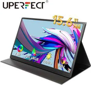 UPERFECT 15.6'' FHD 1080P USB-C Portable Laptop Monitor HDR IPS HDMI Computer PC