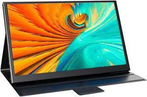UPERFECT Tragbarer 15.6"-1080P-Gaming-Monitor Full HD for Xbox Switches PS4 Used